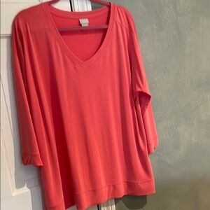 Chico's Pink Long Sleeve Tee for Effortless Style